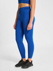 Damskie legginsy z wysokim stanem Hummel TIF. Niebieskie legginsy damskie Hummel, m, bez wzorów, z poliesteru, z podwyższonym stanem, na fitness i siłownię. Za 164.00 zł.