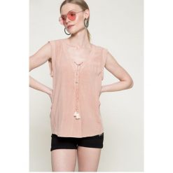 Review - Top. Szare topy damskie Review, z materiału, bez rękawów. W wyprzedaży za 79.90 zł.
