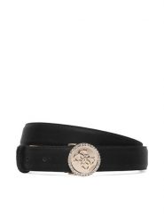 Guess Pasek BW9494 P6425 Czarny. Czarne paski damskie Guess, z aplikacjami, ze skóry. Za 234.99 zł.