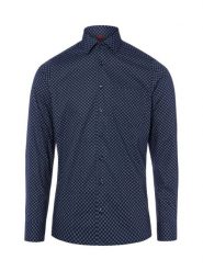 Finshley & Harding koszula biznesowa - Easy Care Mężczyźni Slim Fit Bawełna niebieski, 42. Niebieskie koszule męskie Finshley & Harding, m, bez wzorów, z bawełny, biznesowe, bez kołnierzyka, bez ramiączek. Za 119.95 zł.