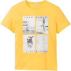 T-shirt z fotodrukiem Regular Fit bonprix żółty. T-shirty męskie marki bonprix. Za 37.99 zł.