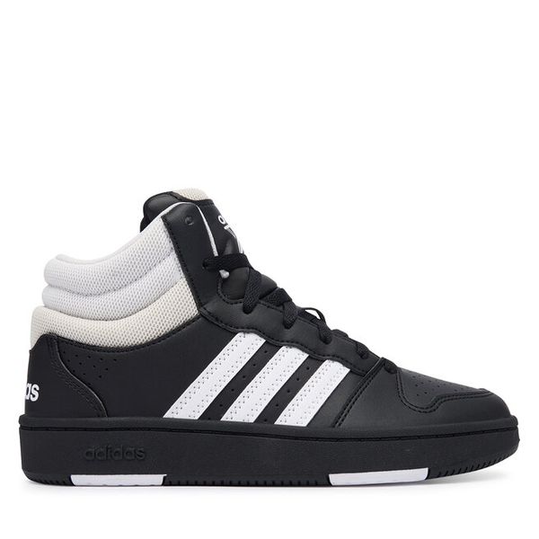 Sneakersy adidas. Czarne trampki i tenisówki chłopięce Adidas, bez wzorów, bez zapięcia. Za 201.99 zł.