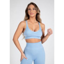Selah Bezszwowe Biustonosz sportowy ight Niebieski. Niebieskie obuwie sportowe damskie GORILLA WEAR, bez wzorów, na fitness i siłownię. Za 183.00 zł.