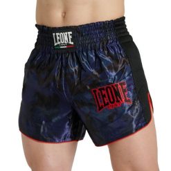 Spodenki bokserskie męskie Leone 1947 Camo Fight. Niebieskie krótkie spodenki sportowe męskie LEONE 1947, m, bez wzorów, z materiału, na fitness i siłownię. Za 269.99 zł.