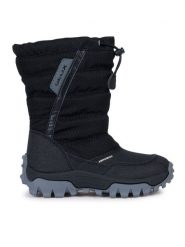 Geox Śniegowce J Himalaya Boy B Abx J26FRA 0FU50 C9999 M Czarny. Czarne buty zimowe chłopięce Geox, bez wzorów, ze skóry, bez zapięcia. Za 379.99 zł.