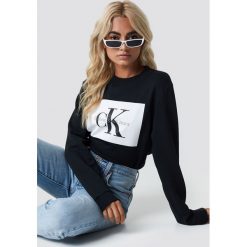 Calvin Klein Bluza Hebe True Icon - Black. Czarne bluzy damskie Calvin Klein, z dzianiny. Za 404.95 zł.