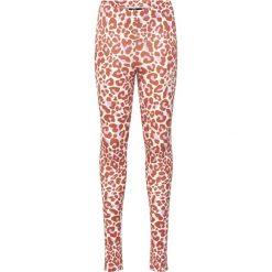 Legginsy dziewczęce Hummel Jumpy AOP. Brązowe legginsy dla dziewczynek Hummel, bez wzorów, z bawełny. Za 96.00 zł.