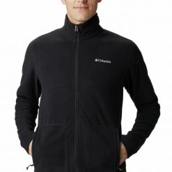 Bluza polarowa męska Columbia Fast Trek Light FZ Fleece rozpinana. Czarne bluzy męskie Columbia, m, bez wzorów, z polaru, bez kaptura, trekkingowe. Za 184.99 zł.
