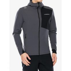 Kurtka softshell męska La Sportiva Descender Storm Jkt. Szare kurtki męskie La Sportiva, m, bez wzorów, z softshellu, trekkingowe. Za 863.49 zł.