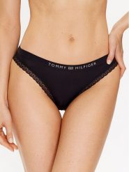 Tommy Hilfiger Figi klasyczne UW0UW04183 Czarny. Czarne figi damskie Tommy Hilfiger, s, bez wzorów, z syntetyku. Za 79.99 zł.
