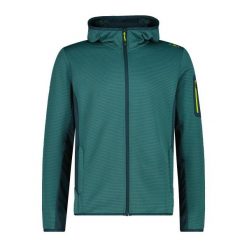 Bluza męska turystyczna CMP 34E7577. Zielone bluzy sportowe męskie CMP, m, bez wzorów, bez kaptura, trekkingowe. Za 371.50 zł.