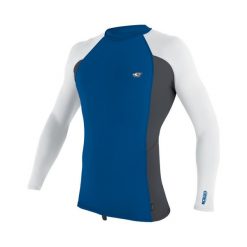 Long sleeve rashguard O'Neill Premium Skins. Niebieskie koszulki sportowe męskie O'Neill, s, bez wzorów, bez kołnierzyka, bez ramiączek. Za 230.50 zł.