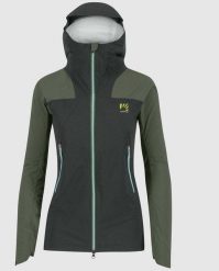 Kurtka damska Karpos Valsesia Shell Jacket - black sand/thyme. Czarne kurtki damskie Helly Hansen, bez wzorów, bez kaptura. Za 1,370.61 zł.