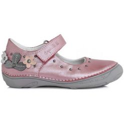 D-D-Step Dziewczęce Baleriny Z Kwiatkiem 25.0 Różowy. Baleriny dziewczęce marki D-D-Step. Za 185.00 zł.