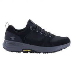 Buty do chodzenia męskie Skechers GO Run. Czarne buty sportowe męskie Skechers, z materiału, bez zapięcia, trekkingowe. Za 535.00 zł.