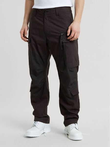 G-Star Raw Spodnie materiałowe Rovic Zip 3D D25219-D308 Czarny Loose Fit. Czarne spodnie materiałowe męskie G-Star Raw, m, bez wzorów, z bawełny, retro. Za 499.99 zł.