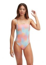 Strój Kąpielowy Speedo Z Regulowanymi Cienkimi Ramiączkami - Rozmiar 36. Brązowe kostiumy jednoczęściowe damskie Speedo, l, bez wzorów, z materiału, klasyczne, do pływania. Za 268.50 zł.
