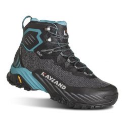 Buty trekkingowe damskie Kayland Duke Mid Ws GTX - black / azure. Czarne trekkingi damskie Kayland, wspinaczkowe, gore-tex. Za 881.00 zł.