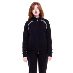 Damski dres Greysongreys. Czarne obuwie sportowe damskie LEONE 1947 APPAREL, bez wzorów, z dresówki, na fitness i siłownię. W wyprzedaży za 251.55 zł.