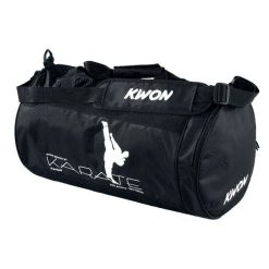 Torba sportowa do karate Kwon. Czarne torby sportowe męskie KWON, bez wzorów, z nylonu, małe. Za 127.00 zł.