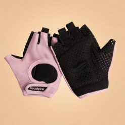 Rękawiczki damskie Fitness Hyper Pink BeastPink. Czerwone rękawiczki damskie BEASTPINK, bez wzorów, sportowe. Za 48.90 zł.