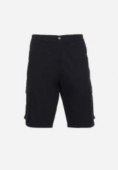 Niebieskie Bawełniane Szorty Cargo z Bocznymi Kieszeniami Vikiitae. Niebieskie szorty męskie Born2be, l, bez wzorów, z bawełny, eleganckie. Za 74.99 zł.