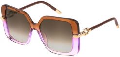 Furla Okulary Przeciwsłoneczne Damskie FURLA SFU712 54/16/140 mm Pink Brown Degraded. Brązowe okulary przeciwsłoneczne damskie Furla. Za 359.28 zł.