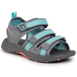 Sandały Merrell. Szare sandały dziewczęce Merrell, bez zapięcia. Za 139.99 zł.