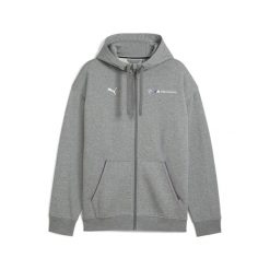 Męska kurtka polarowa z kapturem BMW M Motorsport Essentials+ PUMA. Szare kurtki sportowe męskie Puma, m, bez wzorów, z dzianiny, do biegania. Za 349.37 zł.