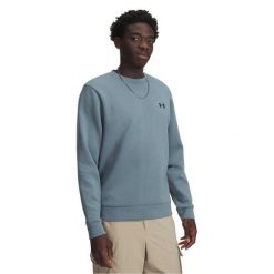 Bluza Under Armour Unstoppable Fleece. Czarne bluzy męskie Under Armour, m, bez wzorów, z dzianiny, z kapturem, na fitness i siłownię. Za 475.99 zł.