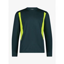 Koszulka z długim rękawem męska CMP Vivid T-Shirt. Niebieskie bluzki z długim rękawem męskie CMP, m, bez wzorów, bez kołnierzyka. Za 135.99 zł.