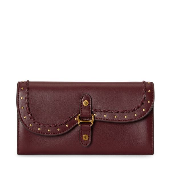 Portfel LAUREN RALPH LAUREN. Czerwone portfele damskie Lauren Ralph Lauren, bez wzorów. Za 839.99 zł.
