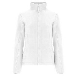 Damska Bluza Polarowa Artic Fleece Jacket. Białe bluzy sportowe damskie ROLY, xl, bez wzorów, z polaru, bez kaptura, trekkingowe. Za 89.99 zł.