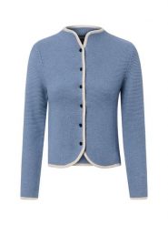 Franco Callegari Sweter z wełny Kobiety niebieski, M. Niebieskie swetry damskie Franco Callegari, m, bez wzorów, z dzianiny, bez kołnierzyka, bez ramiączek, bez kaptura. Za 399.95 zł.