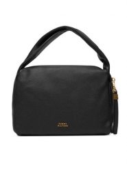 Tommy Hilfiger Torebka City Leather Shoulder Bag AW0AW18152 Czarny. Czarne torebki do ręki damskie Tommy Hilfiger, bez wzorów, ze skóry, bez dodatków. Za 849.99 zł.