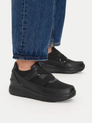 Go Soft Półbuty CEO-3Y9660-1 Czarny. Czarne półbuty damskie GO SOFT, bez wzorów, ze skóry, bez obcasa, na koturnie, bez zapięcia. Za 149.99 zł.