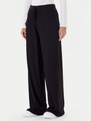 Guess Spodnie materiałowe O5GB00 KCQ72 Czarny Relaxed Fit. Czarne spodnie materiałowe damskie Guess, xs, z aplikacjami, z materiału. Za 169.99 zł.