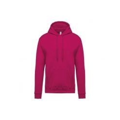 Bluza z kapturem Kariban. Czerwone bluzy męskie KARIBAN, m, bez wzorów, z materiału, z kapturem. Za 189.50 zł.