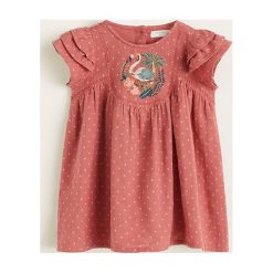 Mango Kids - Sukienka dziecięca Mingo 80-104 cm. Sukienki dla dziewczynek marki Mango Kids. Za 99.90 zł.