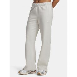 Spodnie Dresowe Damskie UA Icon Vida Flc Pant 6004853-110. Białe obuwie sportowe damskie Under Armour, bez wzorów, z dresówki, na fitness i siłownię. Za 173.99 zł.