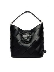 Just Cavalli Torebka 80RA4BM4 Czarny. Czarne torebki do ręki damskie Just Cavalli, bez wzorów, ze skóry, bez dodatków. Za 849.99 zł.