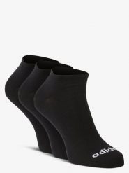 Adidas Performance skarpety do obuwia sportowego pakowane po 3 szt. Kobiety Bawełna czarny, M. Czarne skarpety damskie adidas Performance, bez wzorów, z bawełny. Za 44.95 zł.