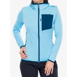 Bluza polarowa damska CMP Solvixa. Niebieskie bluzy damskie CMP, bez wzorów, z polaru, bez kaptura. Za 257.19 zł.