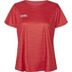 Koszulka treningowa damska RSL Kate. Czerwone koszulki sportowe damskie RSL, l, bez wzorów, bez kołnierzyka, bez ramiączek. Za 215.00 zł.