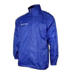 Męska Ocieplana Kurtka Basico Z Pełnym Zamkiem Błyskawicznym. Niebieskie kurtki męskie Givova, m, bez wzorów, z puchu, trekkingowe. Za 82.99 zł.