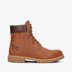TIMBERLAND Premium 6 Inch Heritage Boot Trapery męskie. Brązowe śniegowce i trapery męskie Timberland, bez zapięcia. W wyprzedaży za 879.99 zł.