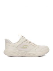 Skechers Sneakersy GO RUN 400 V2 TETRA SPEED 303855L NAT Beżowy. Brązowe buty sportowe dziewczęce Skechers, bez wzorów, z materiału, bez zapięcia. Za 199.99 zł.
