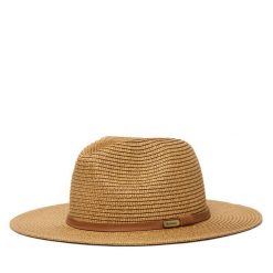 Kapelusz Barbour. Brązowe czapki i kapelusze damskie Barbour, bez wzorów. Za 249.99 zł.