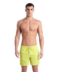 Spodenki szorty męskie krótkie plażowe Arena Solid Boxer. Zielone kąpielówki męskie Arena, m, z aplikacjami, z materiału, krótkie, na fitness i siłownię. Za 121.98 zł.