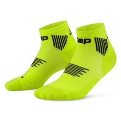 Damskie skarpety kompresyjne do biegania sportowe za kostkę Core Run CEP. Zielone skarpety damskie CEP, bez wzorów, z elastanu. Za 79.00 zł.